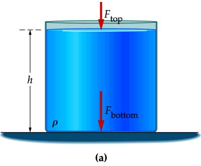 Static Equilibrium in Fluids: Pressure and Depth The increased pressure as an object descends through a fluid is due to the increasing mass of the fluid above it.