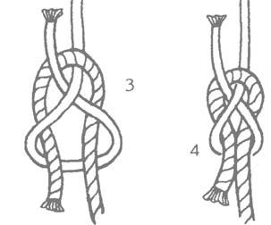 To make a sheet bend: Check out this video: http://www.youtube.com/watch?v=2ng6mjhx1ba 1. Make a bight with the end of one rope. Use the thicker rope if one rope is heavier than the other. 2.