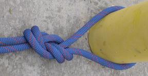 Figure 8 Follow Through Use To secure a line around or through a trussed anchor Note: Start with a Stopper Knot.