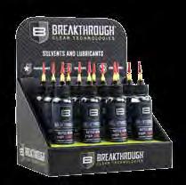 Display unit comes with: (24) Breakthrough Military-Grade Solvent, 2oz