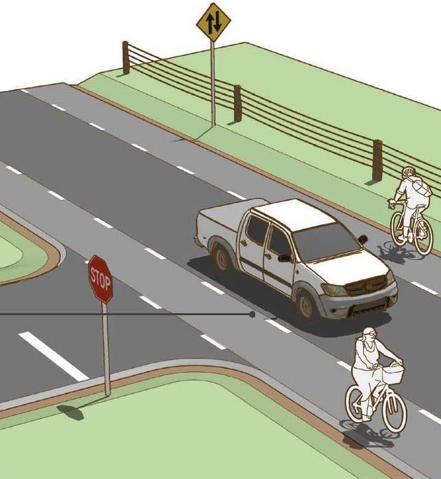 Advisory Shoulder Advisory Shoulders also known as a dashed bicycle lane, advisory shoulders create usable shoulders for bicyclists on a roadway that is otherwise too narrow to accommodate one.