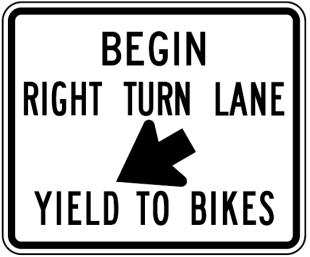 These signs/markings are present to inform both drivers and bicyclists to be aware of others