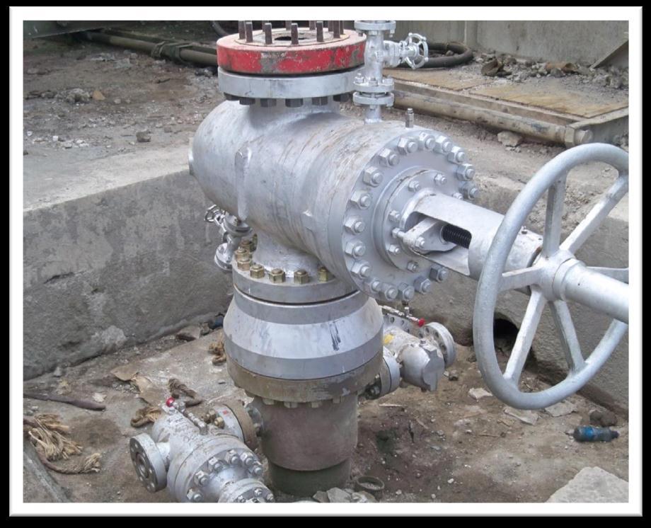 Installation of Permanent Wellhead After completing the well and prior to allowing the well to heat, a