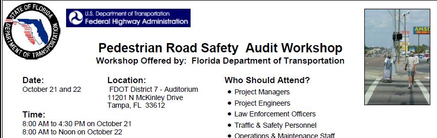 More than 20 Safety & Traffic Engineering workshops