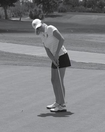 At the NAU/La Quinta Mountain Inn Shootout (9/16-18), she tied for seventh after she fired a 15-over-par 159. At the Qdoba Invitational (2/17-19) in Miami, Fla.