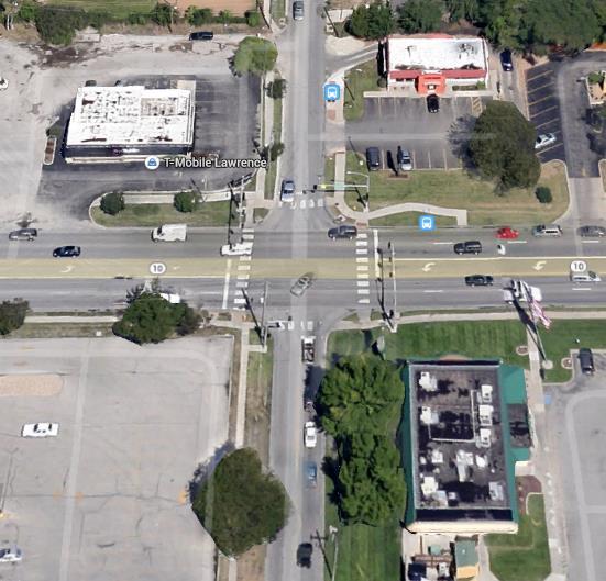 Figure 10 Aerial view of the intersection of 23 rd Street and Ousdahl Road (Google maps 2013) Shown in figure 4.12 is a ground view of the intersection looking east.