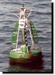 In the lateral system, the location of each buoy or beacon indicates the direction of the danger relative to the course that is to be followed.