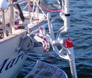 1.6 THE STEERING LINES 1.6.1 GENERAL The steering performance of your PACIFIC will be strongly influenced by the quality of the force transmission from the pendulum rudder to the main rudder; in