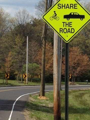 Question from an engineer: If we encourage people to use roads that have little or no shoulder, are we potentially liable in the event of an accident involving a bicyclist riding in the shoulder?