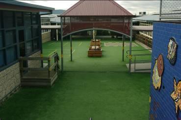 To meet the recreational needs at their Glenroy campus we created a multi-purpose sports court area that