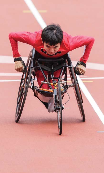 SAMPLE WHEELCHAIR RACINGRULES Start The center of the front axle (axle plane) may not extend over the starting line.