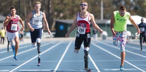 No scores from separate divisions will be combined. An athlete cannot compete in multiple divisions. Adapted participants shall compete against each other only.