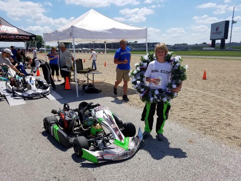 88 IONIC Edge to the 206 Medium win at the Quincy Grand Prix. He s also finished on the podium multiple times at CKNA Champions Cup races this summer.