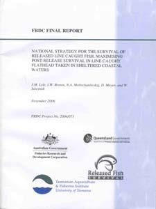 best practices in releasing fish to recreational fishers. This national project ran from July 2002- June 2004. It has been completed and 4 reports from this project are available at www.info-fish.