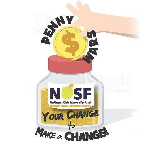 Start collecting your change for the 2nd annual NOSF partner school fundraiser. Your Change to Make a Change, penny war. Happening the week of April 24-28 here at St. Pat s.