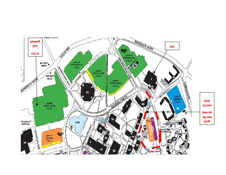 GMU Campus Map Drop off and pick up info will be provided later in January.
