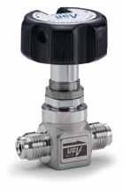 V SRIS P-R, I-PRSSUR VLV Metal iaphragm Valves igh-pressure standard models from the Ultra-lean Valve Series are made to P specifications.
