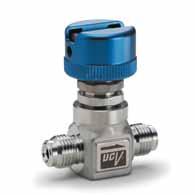 2L SRIS OMPT MOL Metal iaphragm Valves ompact models from the Ultra lean Valve series are made to UP specifications. These models come with connection joints in 1/4", as standard.
