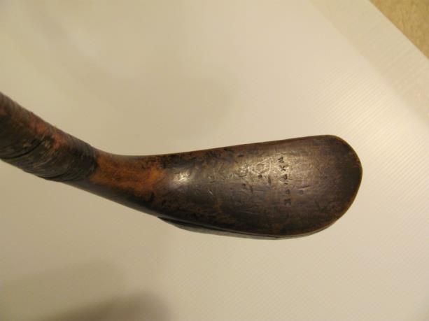 Park Stamped Long Nose Putter, circa 1870 s, 5 ¾ Long, x 2 wide x 1 1/16 deep, this putter is similar