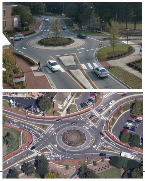 Roundabout Accessibility Challenges The crossing task for blind pedestrians Challenges Uninterrupted flow