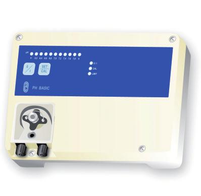 Measuring and control equipment Measuring, control and dosing systems for private swimming pools Systematic water care: Swim-tec dosing systems are responsible for controlling the ph value of the