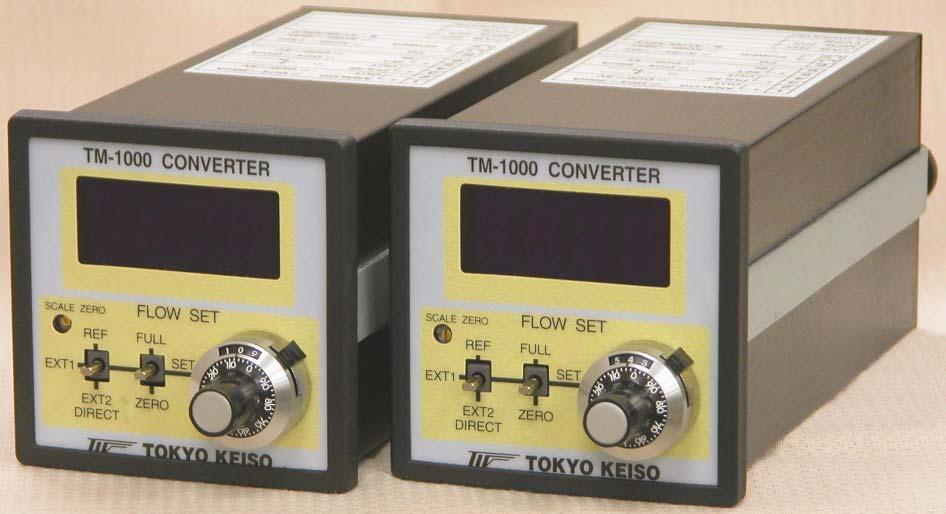 All necessary functions of power supply to the mass flow controllers and scaling indication of flow signal, and flow rate setting function with the change of external/manual setting