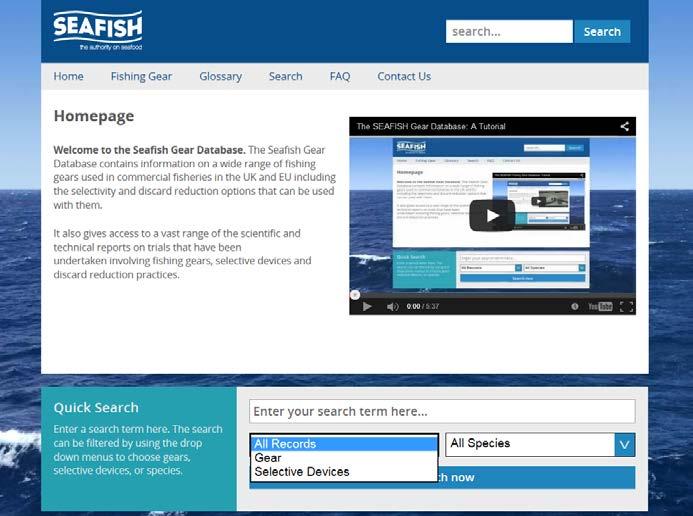Seafish Gear Database PLAY