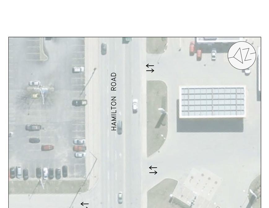 ALTERNATIVE DESIGN SOLUTIONS Traffic Movement Issue Alternative Design Solutions Key Considerations Hamilton Road Westbound Left-turn (LOS F)* Long traffic backup (163m) Long delay (>180sec/veh)