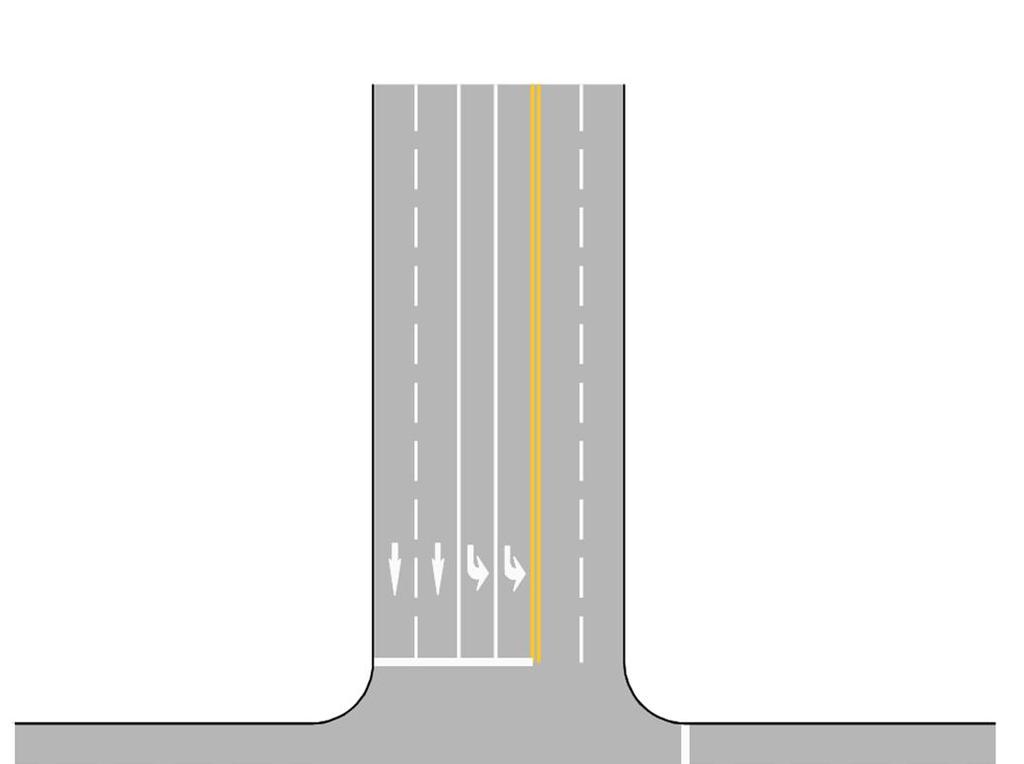 Lanes Opposing Dual Left-turn