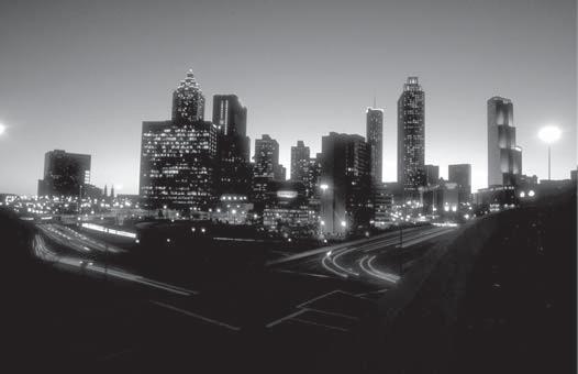 2007 This is Atlanta Downtown Atlanta features a beautiful skyline as one of the fastest growing cities in America.