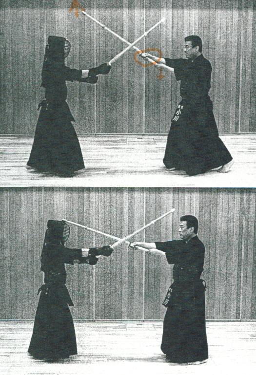 Tip 3 How to win i Uchi Men ( 相打面 ): Your Migi Kobushi ( 右拳, right fist) must be higher than your opponent s right fist when going to Men.