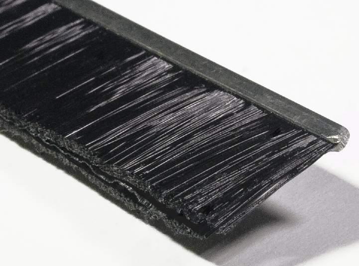 Quality Bristle Brush: for an extensive range of gaps Schlegel provide resistant, durable, rigid backed brush designed to fit directly into retaining kerf or extruded aluminium carriers.
