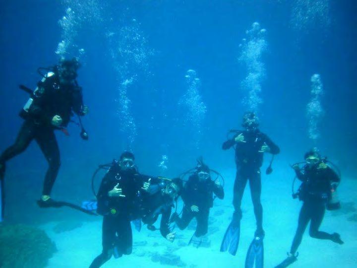 SCUBA diving in Kona.