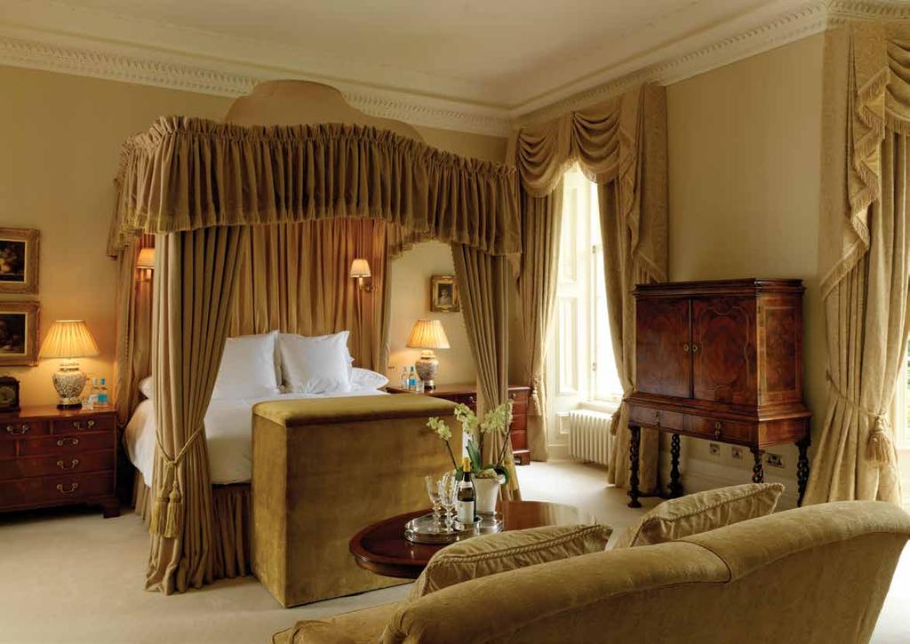 The sense of luxury can be measured in every little detail, whether it s the number of pillows on the bed or the thread count of the sheets on the