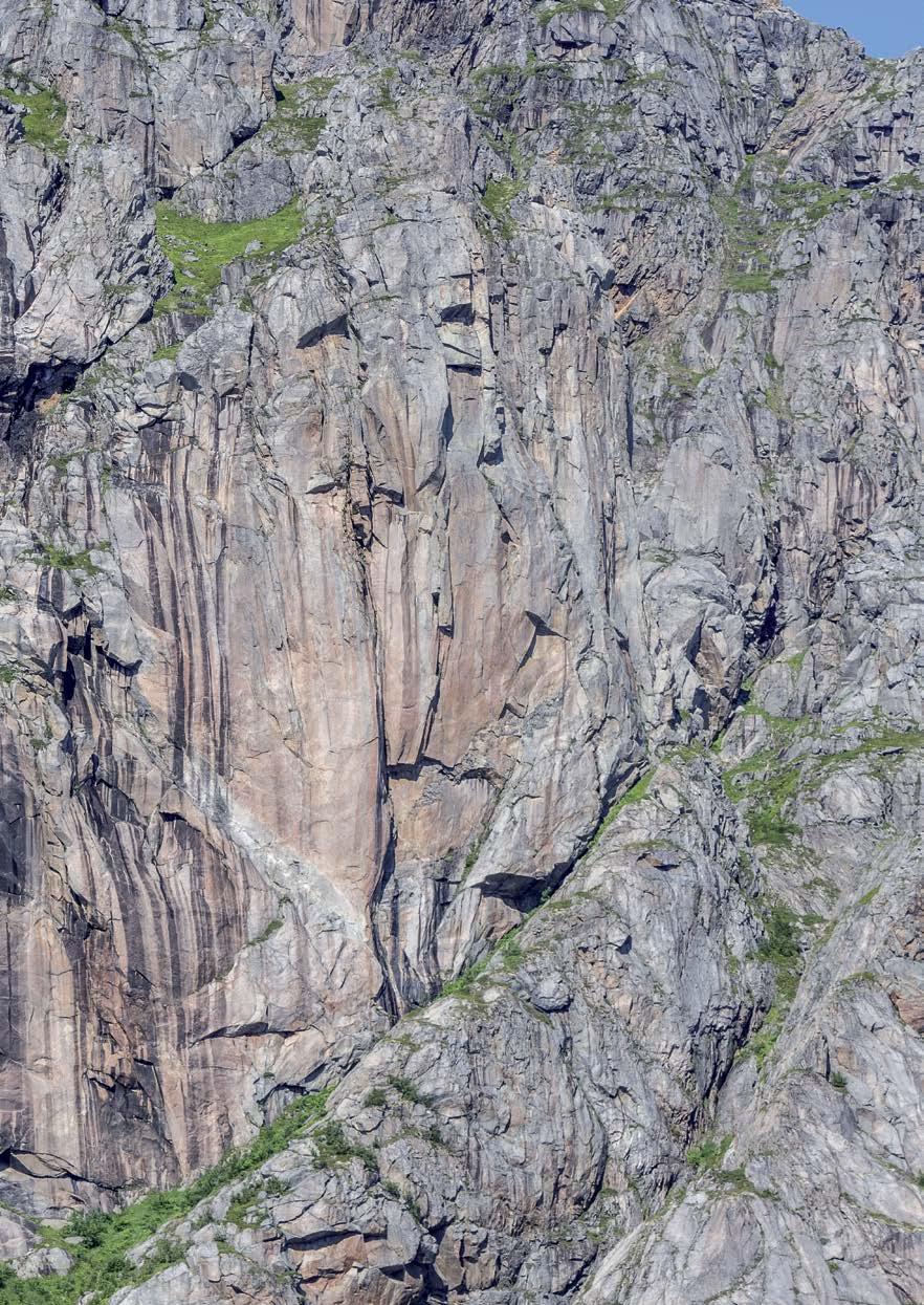 The first ascent team described it as one of their best new routes, and they have done a few. Previously we located it on the wrong buttress which led to some confusion.