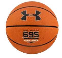 COMPOSITE BASKETBALLS UA 695 Basketball - $44 CAA 7 Style # BB 189D Intermediate 6 Size Style # BB 104D UA GRIPSKIN Microfiber Composite for Ultimate Grip and Feel Indoor Only Play Deep Channel