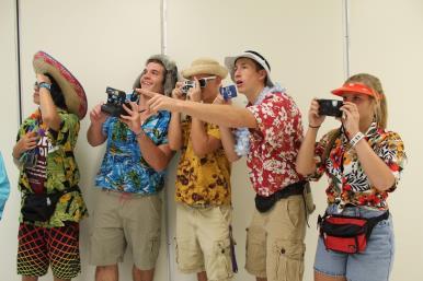 (dress up as a specific holiday, i.e. Christmas, Halloween, Easter) Decade Day Tacky Tourist Character day Patriotic Day Friday, September 11 th : The week will begin with