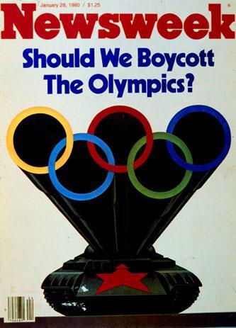 BOYCOTT OF THE 1980 SUMMER OLYMPICS The 1980 Summer Olympics were held in Moscow Carter threatened a boycott if the Soviets didn t leave Afghanistan Athletes felt they were