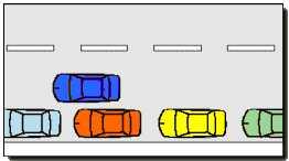 CG106 - General Knowledge When there are three lanes on a freeway - - The right lane is reserved for overtaking. - The right lane is for emergency vehicles only.