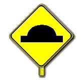 SI061 - Traffic Signs When you see this sign you should - - Drive carefully, you are reaching the top of the hill and will not