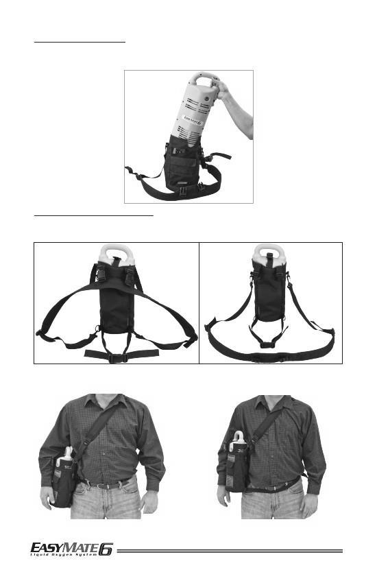Using the Carry bag Figure 7 illustrates how the device should be placed in its bag. Ensure the device is oriented so there are no obstructions to the cannula connection.