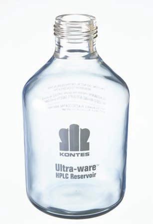 HPLC Accessories ULTRA-WARE Plastic-Coated ULTRA-WARE Reservoirs ULTRA-WARE Reservoirs have been specially designed for the preparation, storage and delivery of all liquid chromatography mobile