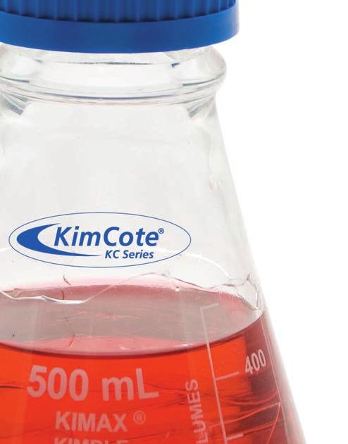 KimCote Cylinders and Erlenmeyer Flasks All the glassware on this page is plastic-coated for added safety.