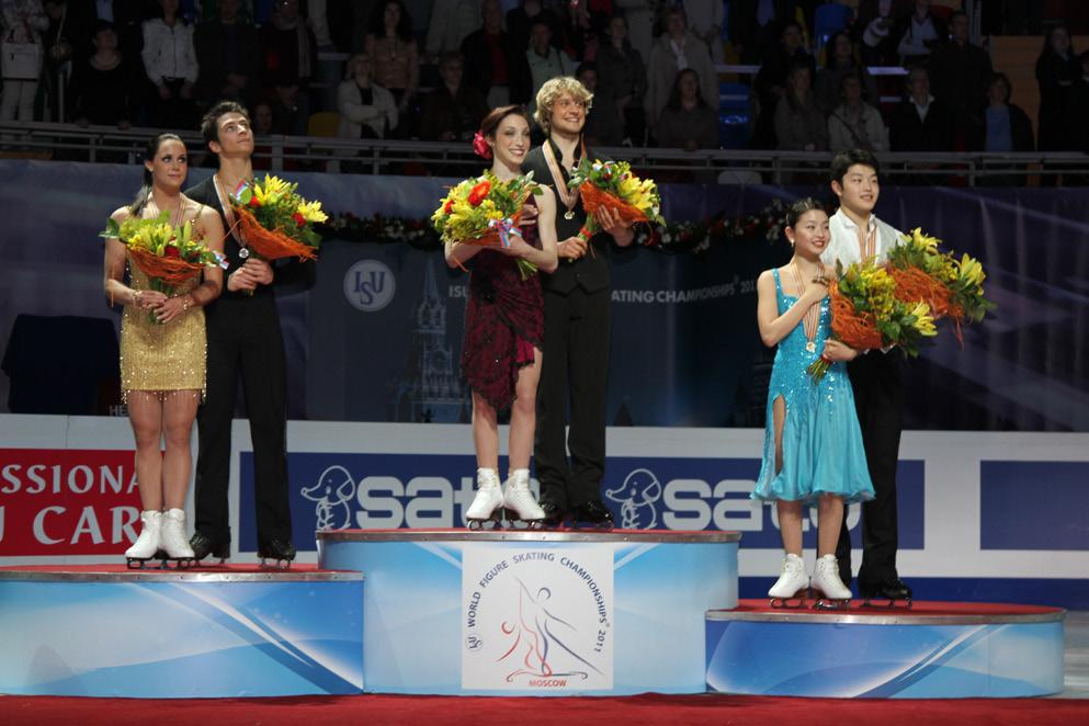 WORLD FIGURE SKATING CHAMPIONSHIPS 2011 April 25 May 1, 2011 Moscow / Russia PODIUM Dance 1 st place Meryl DAVIS /
