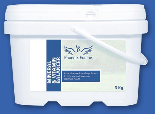 MINERAL & VITAMIN BALANCER A low sugar equine nutritional supplement, formulated to promote and maintain optimum health for horses on a reduced diet and those on box rest.