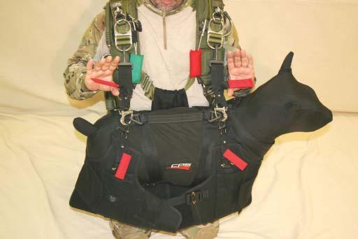 RELEASING THE K9 (LIVE-K9 OR MANNEQUIN) FROM THE JUMP PACKAGE 46.