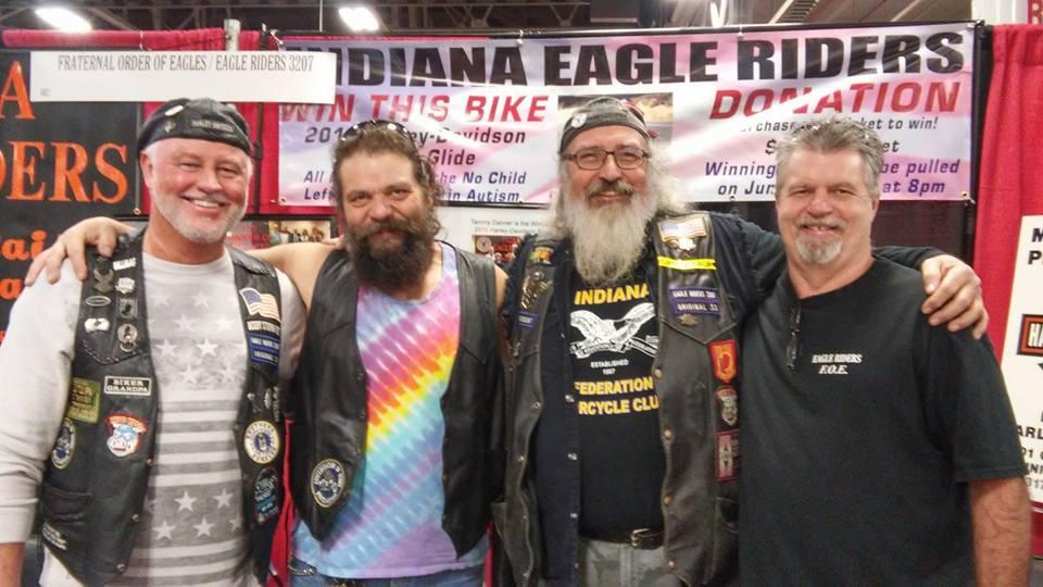 Indiana Eagle Riders had a Great Weekend at the Indiana Motorcycle Expo 2016. We were able to get 833 donations for a chance to win the 2016 Harley Davidson Street Glide S.