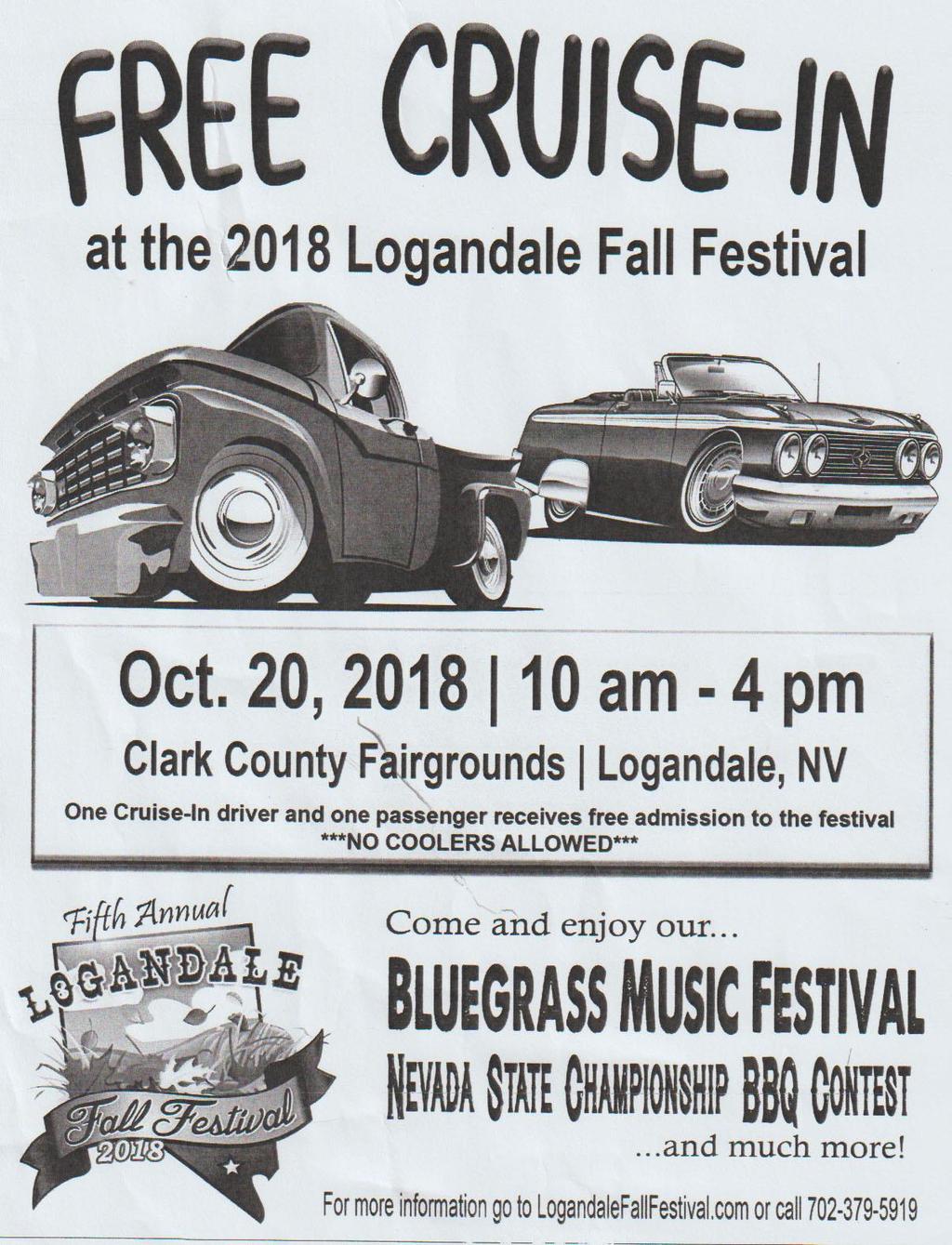 20 Logandale, NV Fifth Annual Logandale Fall Festival, Clark County Fairgrounds.
