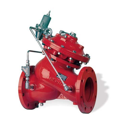 BERMAD Pressure Reducing Valve BERMAD's UL Listed Pressure Reducing Valve functions automatically to reduce high, unstable supply pressure and maintain a precise, stable, pre-set pressure regardless