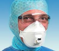 The raised breathing cage over the valve is covered with a special filter medium: this acts as a surgical mask, helping shield those around you from the air you exhale without restricting your